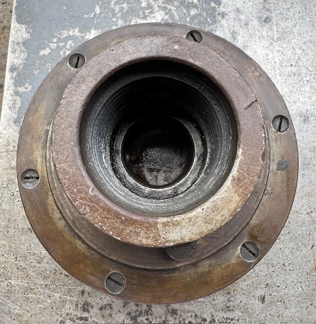 Mandril de 3 mordazas SKINNER modelo 5406 de 6" con placa trasera de 2-1/4"- 6 tpi Foto 3 de 3