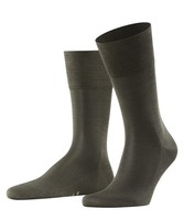 Falke Herren Socken Tiago M So Fil D´ÉCosse Baumwolle Einfarbig 1 Paar, GrüN