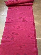 JAPANESE KIMONO 100 Silk Fabric Bolt Raspberry Unused NEW 13 Yards 12 Meter