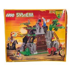 LEGO 6076 + 6761 Dark Dragons Den + Bandits Secret Hideout BoxManual INCOMPLETE 