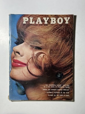 PLAYBOY MAGAZINE APRIL 1962 PLAYMATE OF THE YEAR, WITH CENTERFOLD, GOOD COND