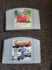 CRUSIN USA AND F-1 WORLD GRAND PRIX NINTENDO 64 UNTESTED 