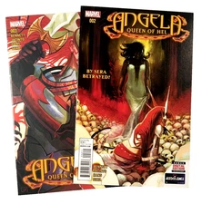 Marvel ANGELA QUEEN OF HEL (2016) #2-3 Stephanie Hans Covers NM (9.0) Ships FREE