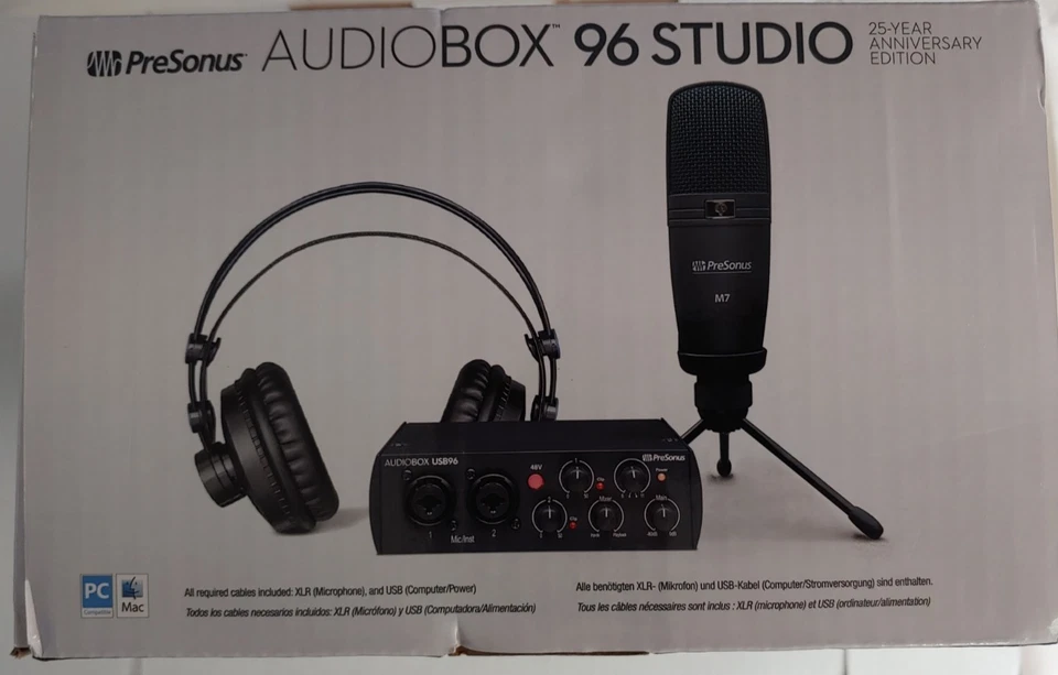 Presonus AudioBox 96 Studio Complete Hardware / Software Recording Kit - New - Image 3 of 4