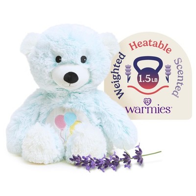 Microwavable & Weighted Stuffed Animals, Celebration Bear - Heated Stuffed An...