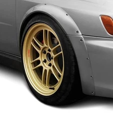 For Subaru Impreza 02-03 Race Style Fiberglass Front Fender Flares Unpainted
