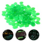 100 Pcs Fish Tank Pebbles Glow In The Dark Luminous Stones Rocks