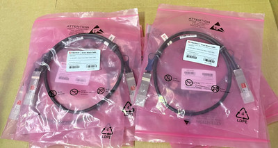 Lot of 10 Fiberstore 1m 40G QSFP+ Passive Direct Attach Copper DAC Cable NEW
