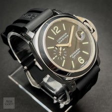 Panerai Luminor Marina Men's Black Watch - PAM00104 - Complete set +2 straps 2
