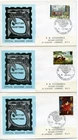 1967 PAINTINGS GREAT BRITAIN QE2 ILLUS. FDC x3 STRAND LONDON SPECIAL PMKS VGC