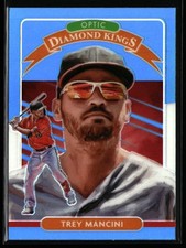Trey Mancini 2020 Donruss Optic #17 Carolina Blue White Prizm Baltimore Orioles