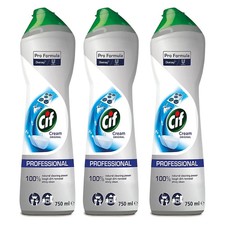 3 x CIF Professional Cream Original 750ml 6.66 per litre