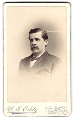 Fotografie D. J. Eddy, St. Leonards on Sea, 41 Norman Rd., Portrait modsich gek 