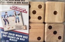 Giant Solid Wood Dice