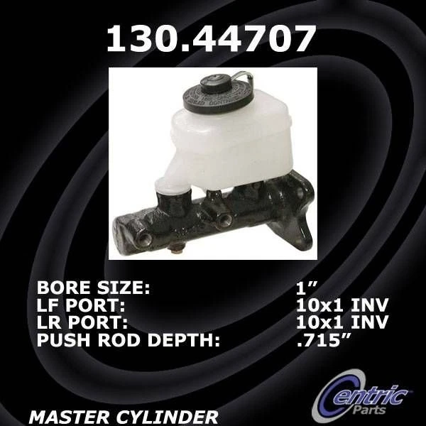 For Toyota 4Runner 1989-1992 Centric 130.44707 Premium Brake Master Cylinder Foto 2 de 2