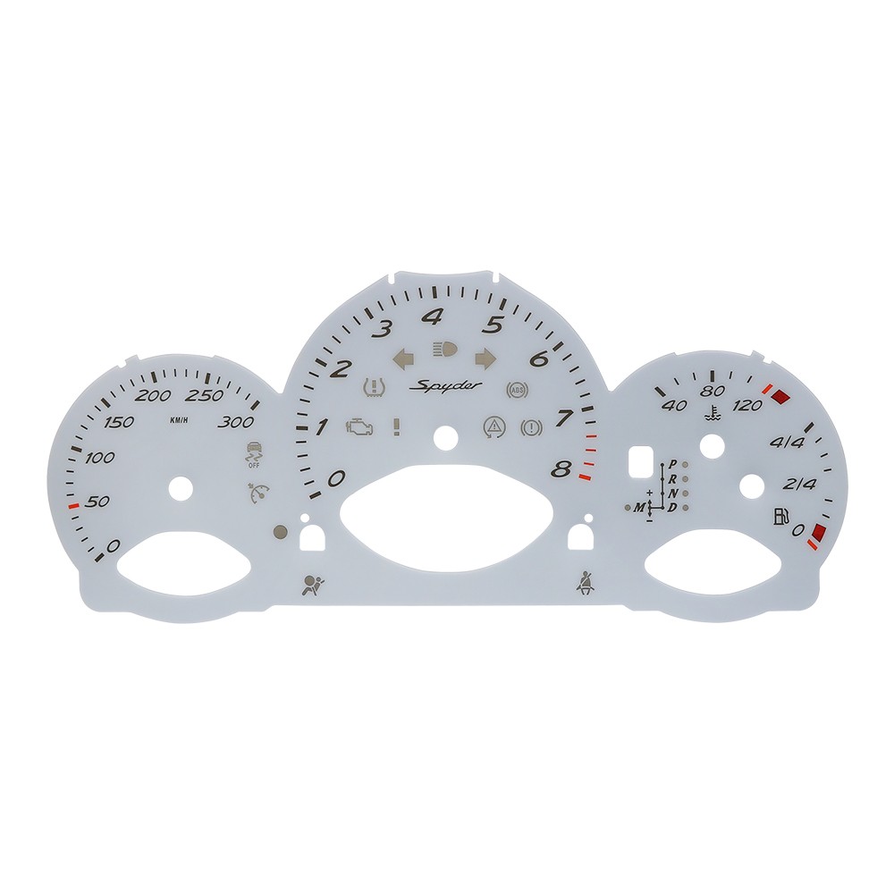 Gauge Face for Porsche 987 Boxster Cayman Spyder Instrument 300KM