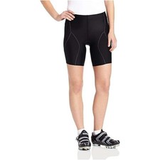 Sugoi Women's 7-Inch Piston 200 Tri Pocket Shorts, Black, X-Small