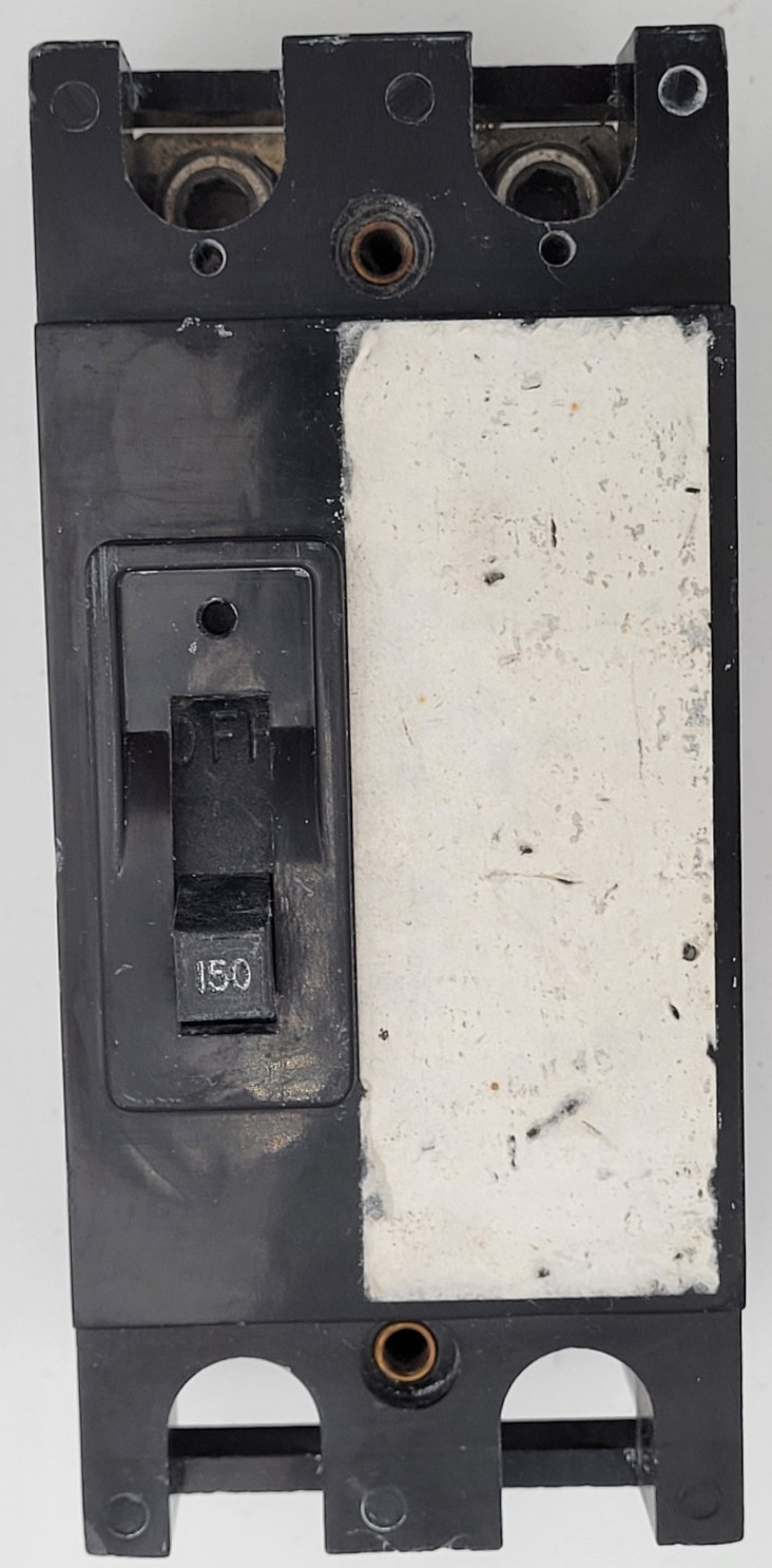 Cutler Hammer CC2150 150 A 2-Pole 240 V Bolt-On Main Breaker Type CC USED