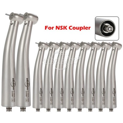 1-10 Abdent Dental Fiber Optic LED Handpiece Four Spray For NSK Coupler