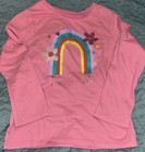 Garanimals Pink Long Sleeve T-Shirt Rainbow Graphic Size 5T — photo 1