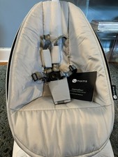 4moms MamaRoo Multi-Motion Baby Swing, Bluetooth, 5 Motions, Gray