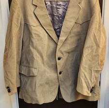 Vintage Western Classics Tan Corduroy Blazer with Sweet patch elbows