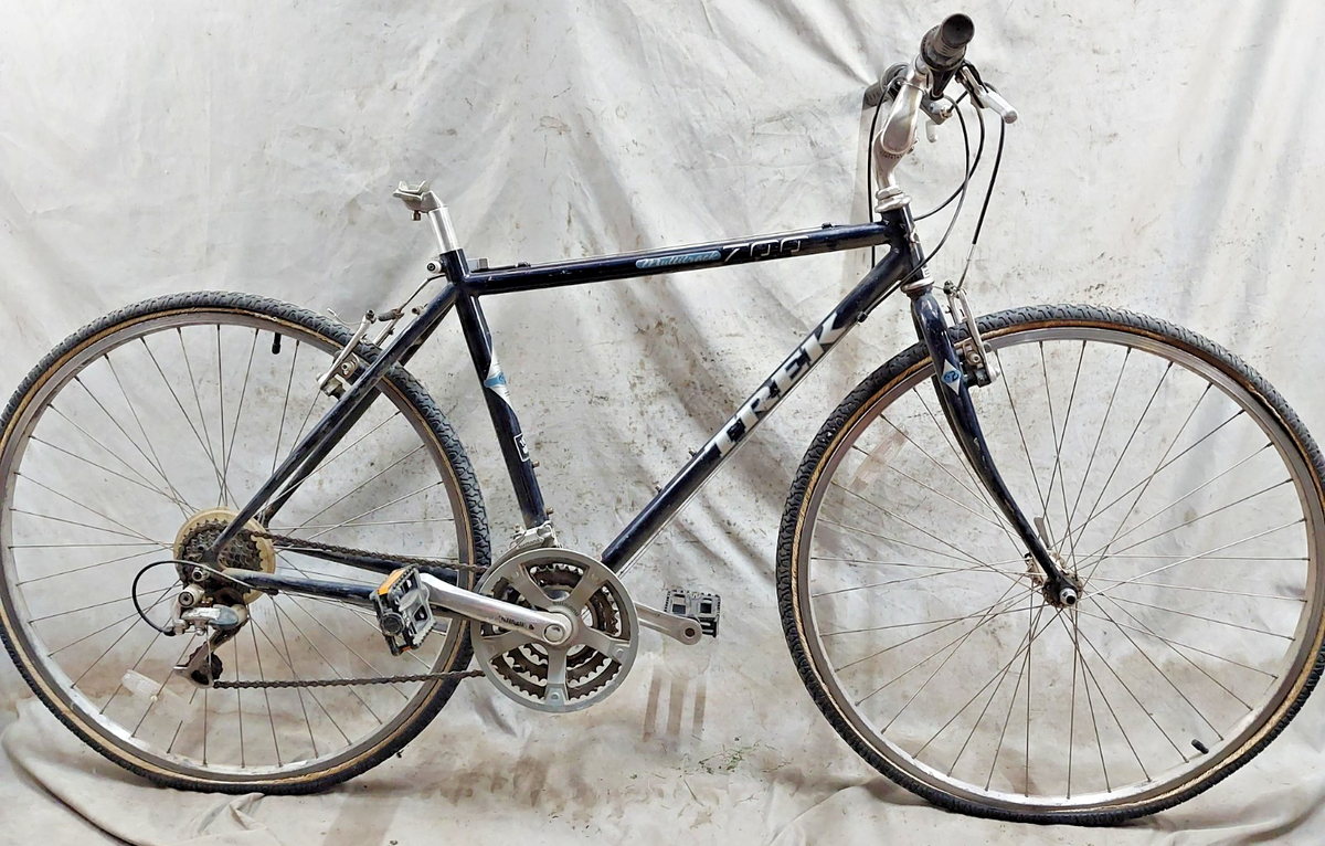 2005 Trek Multitrack 720 Hybrid Bike 19" Large Chromoly Steel Rigid  Commuter MTB | eBay
