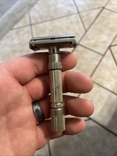 Rasoio di sicurezza vintage Gillette "Fat Boy" regolabile DE