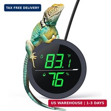 Real-time Display LED Digital Reptile Thermometer and Humidity Gauge