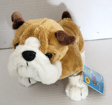 Webkinz Ganz Bulldog Brown  White HM126 Plush Sealed Code Tag New
