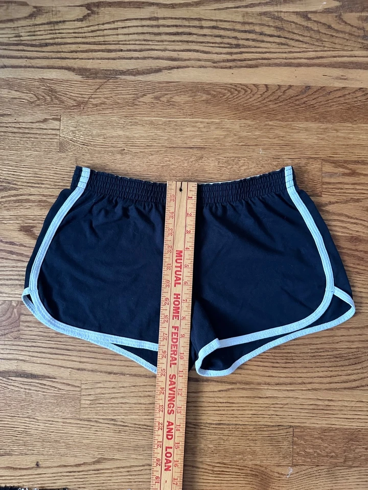 Vtg Y2K Soffe Dolphin Shorts, Black, Small, Women's - Image 3 of 4