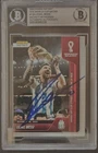 2022 Panini FIFA World Cup Qatar Signed Lionel Messi Argentina #118 Beckett BAS