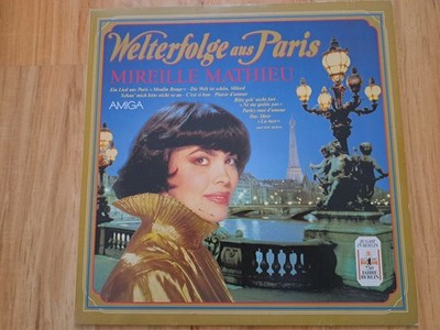MIREILLE MATHIEU   WELTERFOLGE AUS PARIS/LP/1985/AMIGA/Chanson/Pop/Spatz v.A.