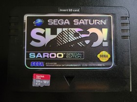 Sega Saturn Console HST-3210 w/ SAROO, FRAM  [For parts]