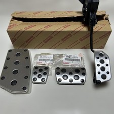 Toyota Genuine Prius Zvw30 Gs Aluminum Sport Pedal Footrest Set 4pc Oem Jdm