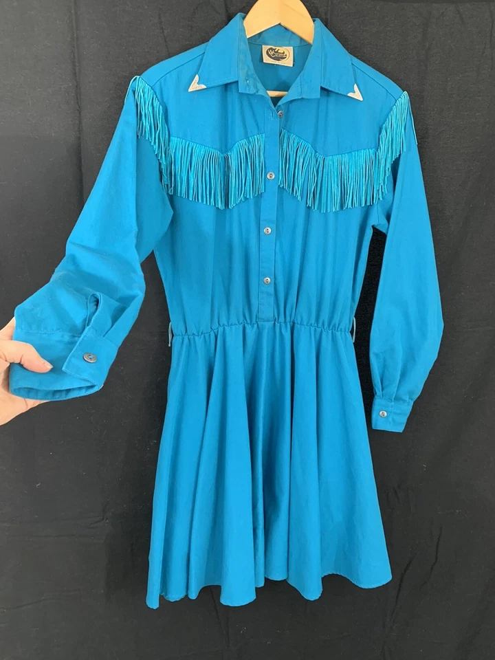 Vestido Vintage Colección Western Flecos Mediano Foto 2 de 4