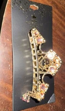 Disney Aurora Crown Claw Clip Metal Tassel Hair Claw-BoxLunch Exclusive. New Pk