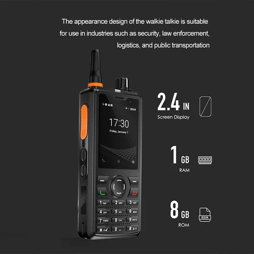Radio de red Anyssecu T60 4G Android 8.1 radio móvil Zello REAL-PTT Echolink - Imagen 4 de 10