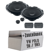 Vw Polo 9N 9N3 Front - Hertz 16Cm Lautsprecher 160Mm Boxen TüR Vorne - Einbauset