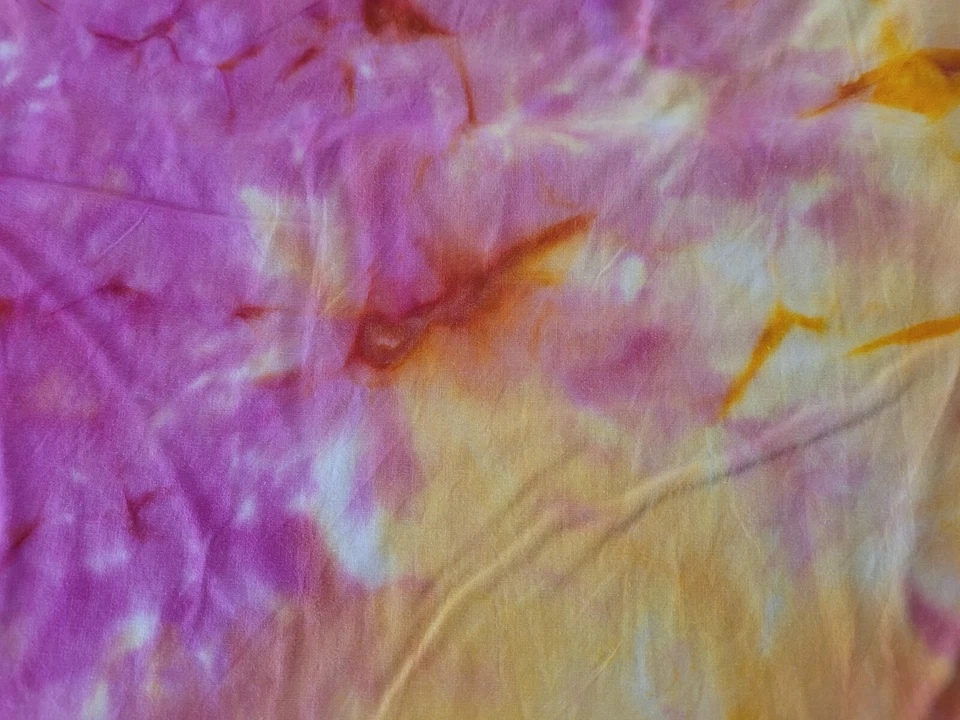 26" Tie Dye Unbranded Yellow Pink Orange Coral - Image 2 of 3