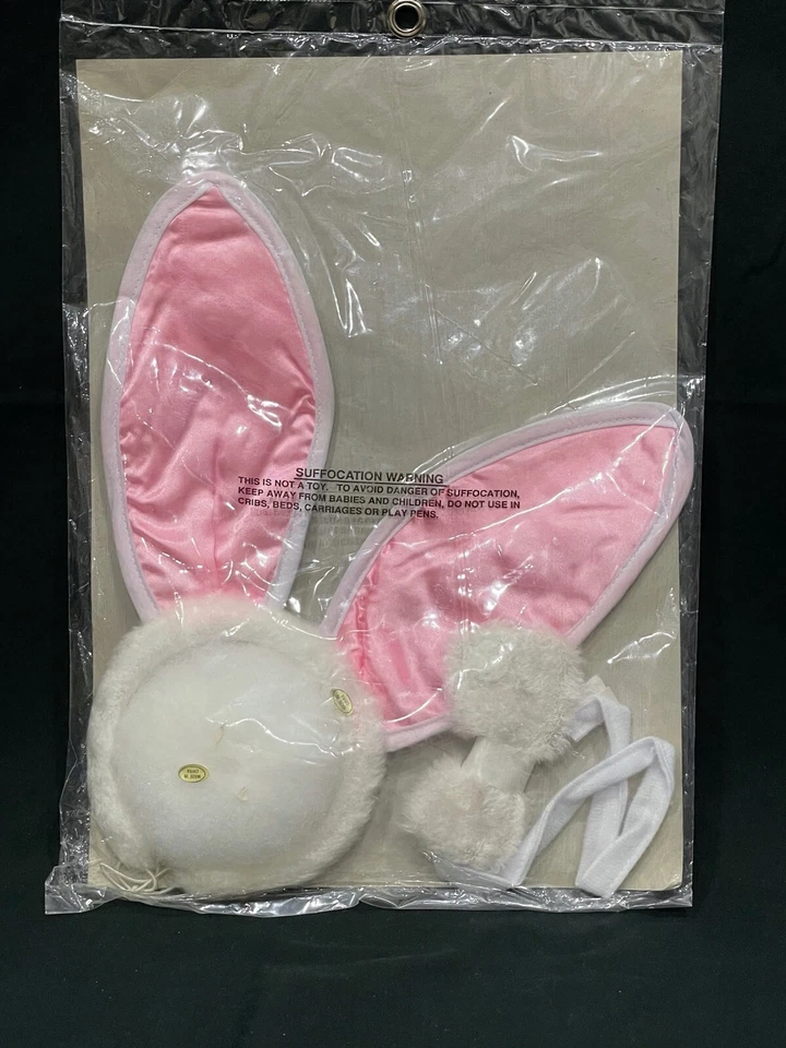 Brand New Vintage Instant Bunny Rabbit Ears Headband Tail Costume by Fun World - Image 3 of 3