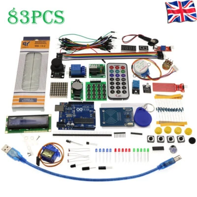 For Arduino UNO DIY Electronic Starter Kit Project Learner Set Kit for Beginner