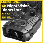 Fnirsi NVS40 IR 4K HD Binoculars NVG 7level 850nm 6X Digital Zoom 300m Day Night
