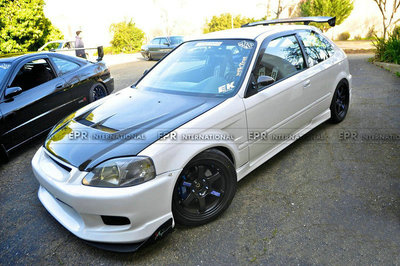 For Honda EK Civic 99-00 Hatch Back Js FRP Front Fender +20mm | eBay