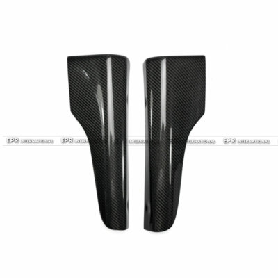 For Mitsubishi EVO 7 8 9 Carbon Fiber Side Skirt Addon Spats Extension Trim part