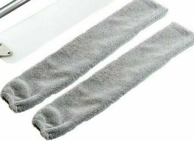 Spolverino Telescopico In Microfibra Con 4 Panni Lavabili – Asta Da 43 Cm A 2.5 M, Piatto E Pieghevole, Per Pulizia Sotto Divani, Soffitti E Angoli