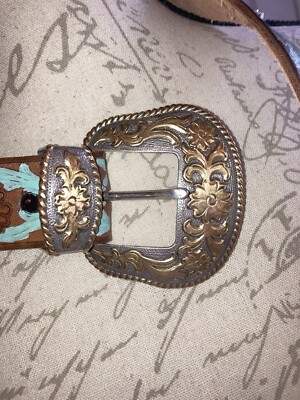 Vintage NWOT Red Spur Western Rodeo Cowgirl Bling Floral  display picture 3