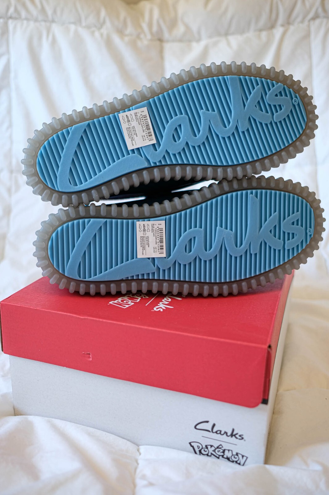 Clarks X Pokemon Torhill Explore Blue Leather (Blastoise) UK 7 image 6
