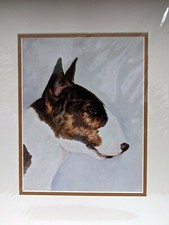 New Signed & Numbered 11x14" Print of a Bull Terrier Pet Dog by Ruth Maystead