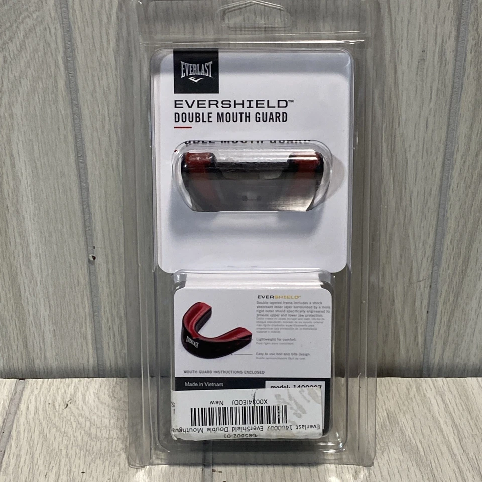 Protector bucal doble Everlast Evershield rojo sellado Foto 2 de 3